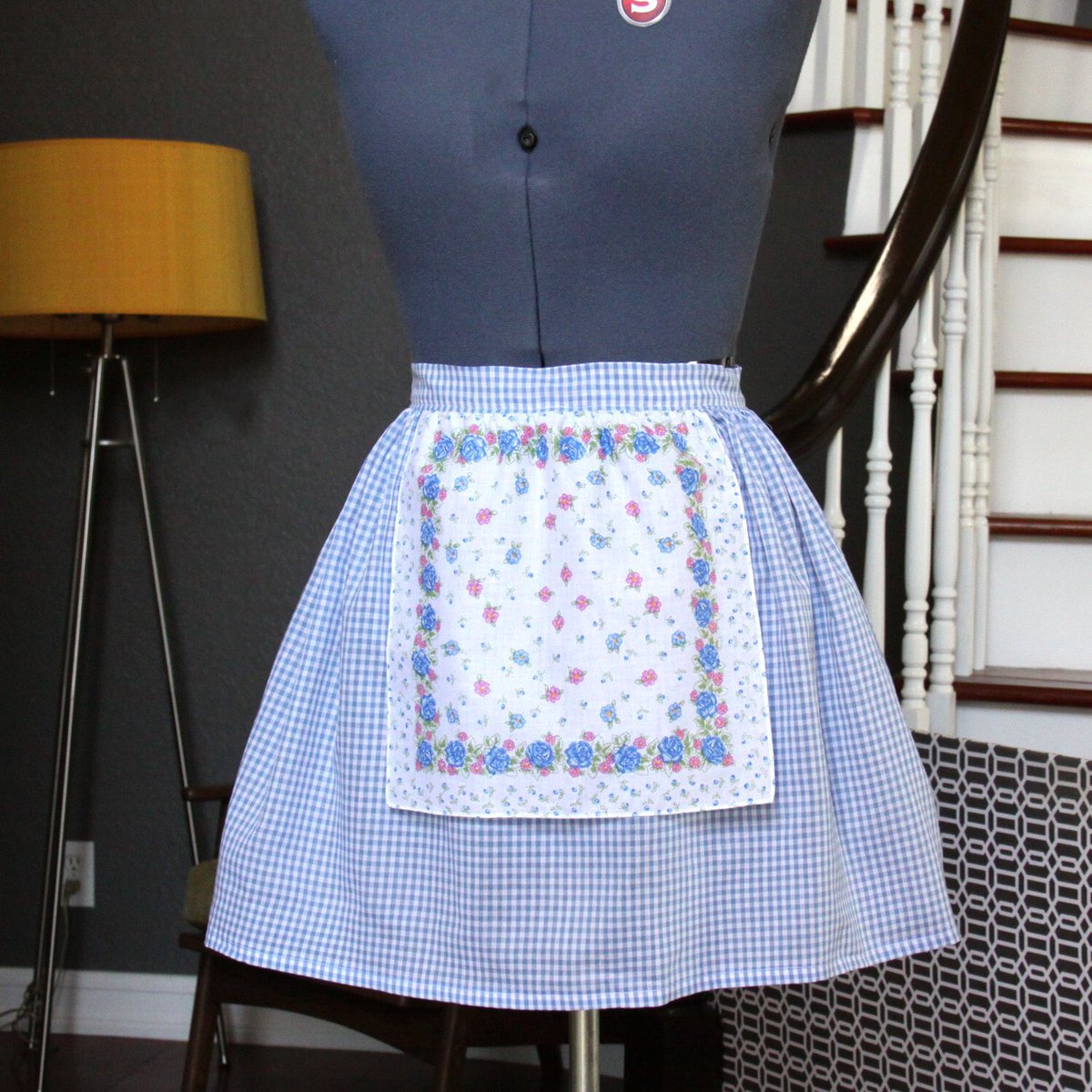 thelumynosity's tweet photo. Blue Gingham Half Aprons for Women with Handkerchief from Ludysan Etsy Shop.  #etsy #housewares #fiftiesapron #ginghamapron #bluehalfapron #retroapron #apronsforwomen https://t.co/KQLOfLcXqf ⁦@Etsy⁩ ⁦@EtsyCA⁩ ⁦@SPSTeamEtsy⁩ https://t.co/pmOR8dqqPD