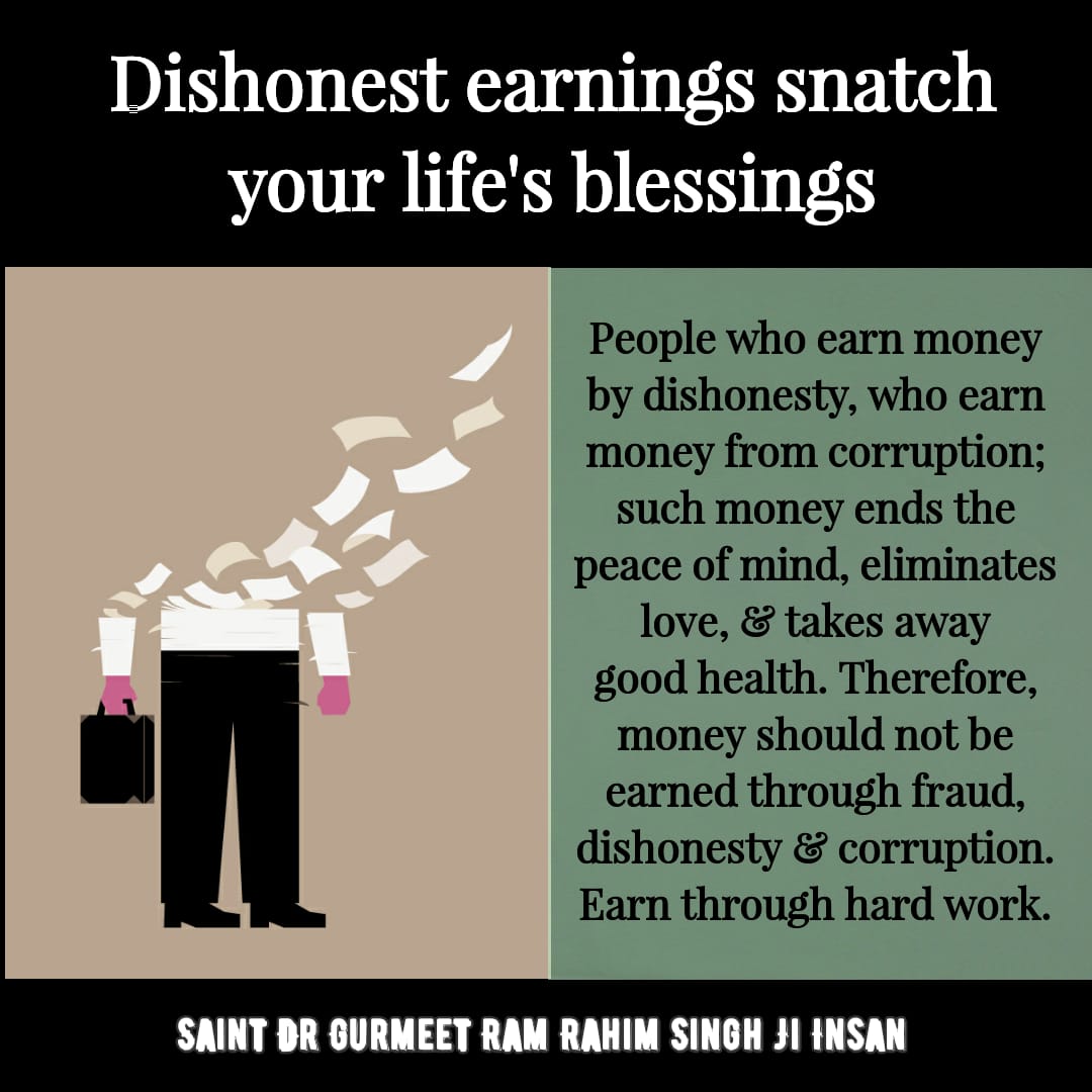 khatri_insa's tweet photo. @derasachasauda 
@Gurmeetramrahim 
#EarnHonestlySaysStRamRahim https://t.co/DYmPUe9A5f