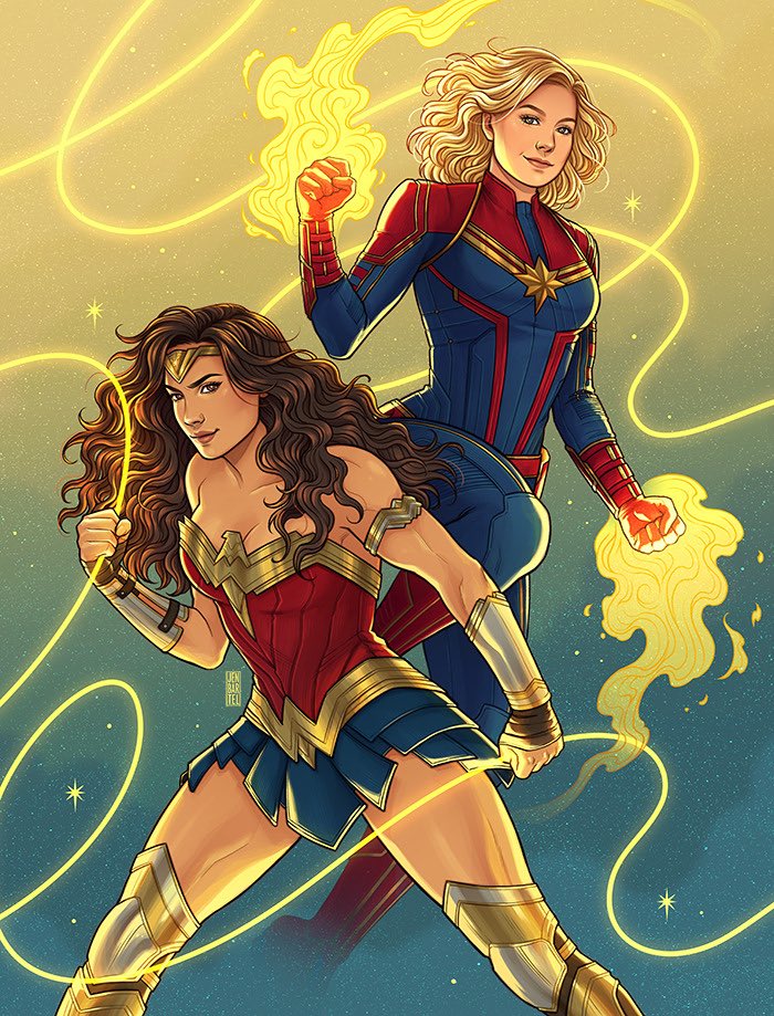Two powerful women. <a href="/WonderWoman_DC/">Diana Of Themyscira</a>