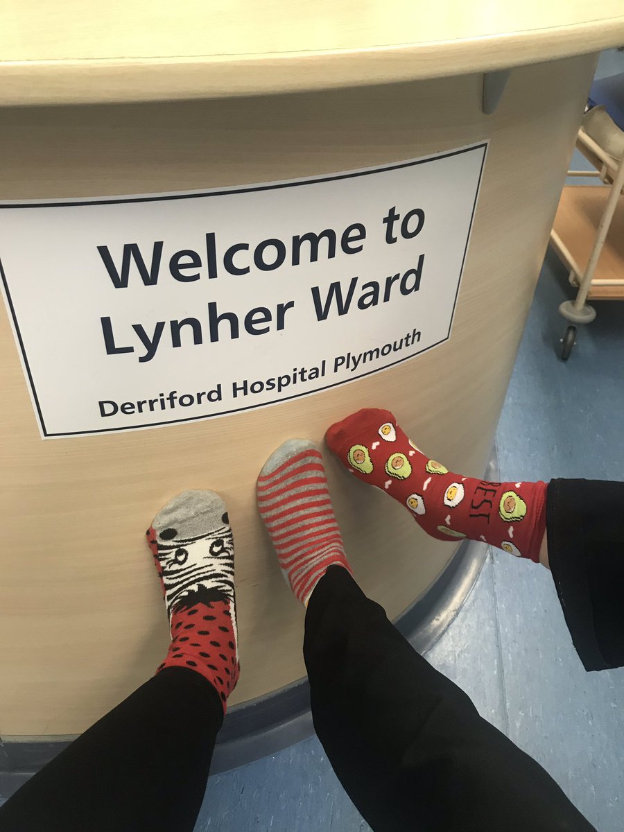It was #funkysockfriday when we started our night shift!!! #legsmatterweek #legsmatter #teamlynher <a href="/TVteamDerriford/">Tissue Viability UHPT</a> <a href="/UHP_NHS/">University Hospitals Plymouth NHS Trust</a>