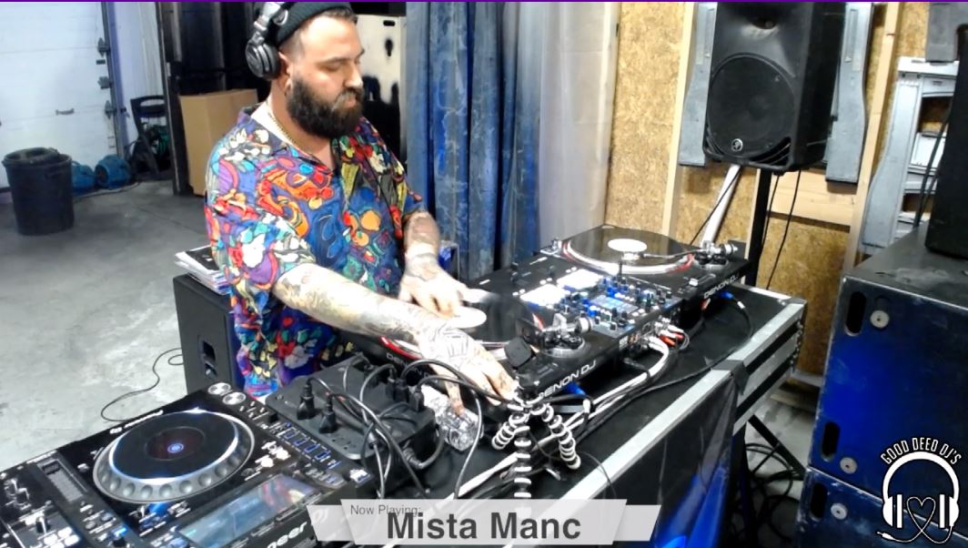 . <a href="/mistamanc/">Michael Manc</a> keeping it killer with the #dnb rekkids during this portion of The Good Deeds DJs Second Annual Pat Fontes DJ Marathon for ALS - LIVE STREAM: chew.tv/good-deed-djs/…