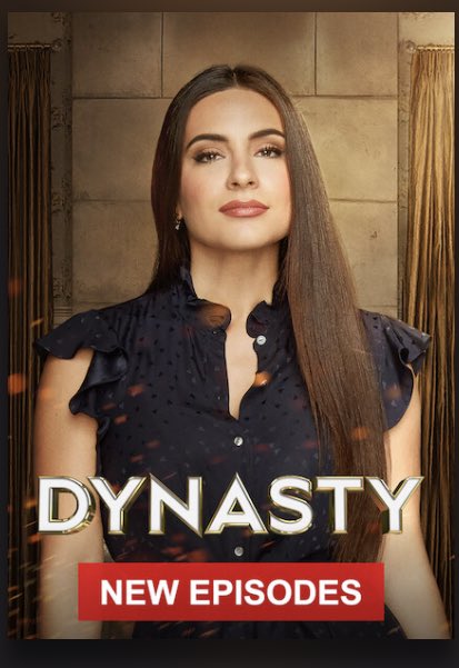 novelastime's tweet image. OMG @anabreco you are the cover of #Dynasty season 2 on @netflix!!! Congrats hermosa!!! 😍😍😍😍❤️❤️❤️❤️