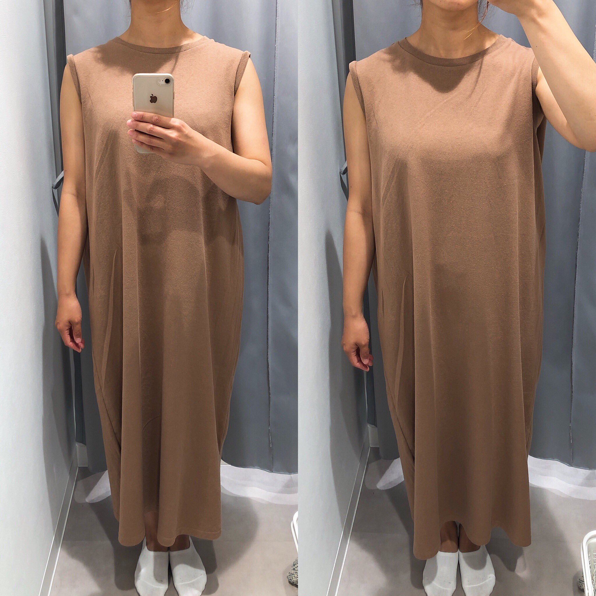 Halco 153cm骨格ストレートがguのiラインワンピース試着してみた このタイプのワンピースはいいのか悪いのかがイマイチ分かんないんだよなぁ あと袖を1cm出すか出さないかで見え方も違う気がする どっちがいいんだろ T Co 7nkjyqekgh Twitter