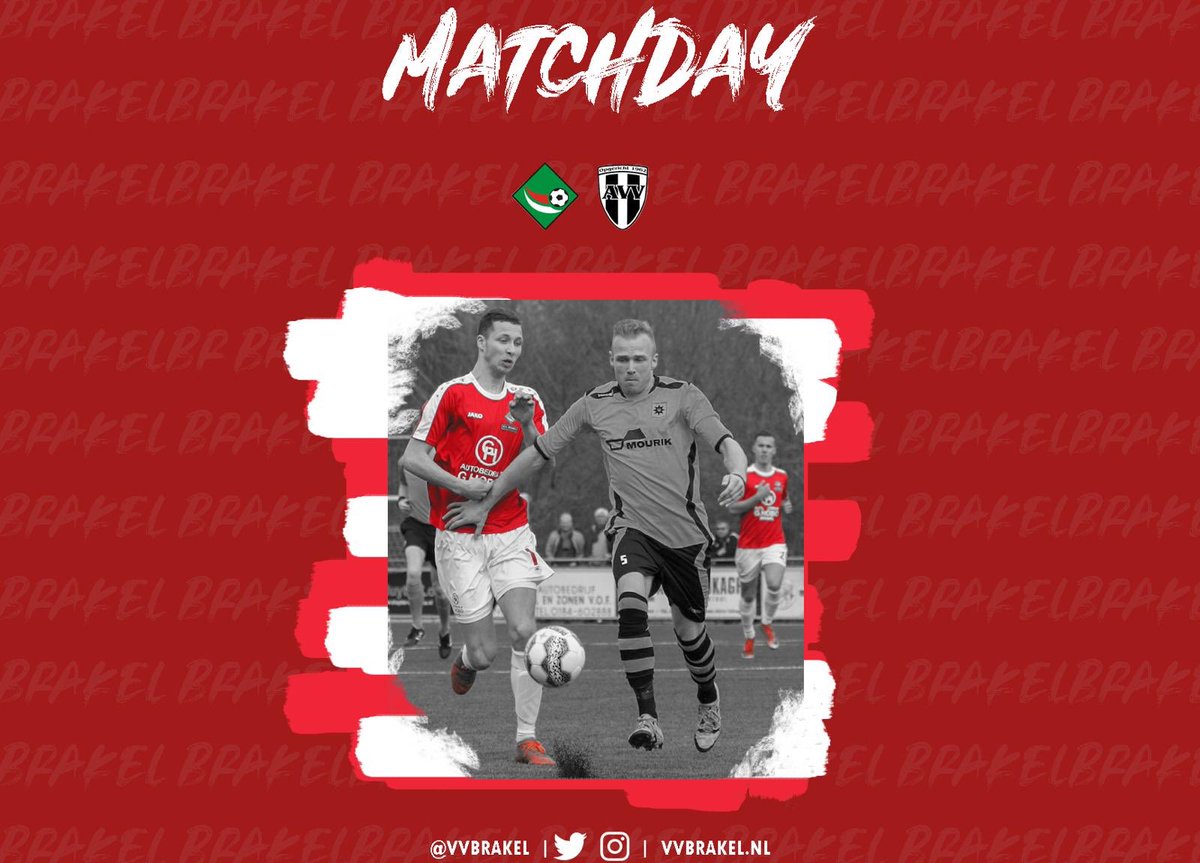 It’s MATCHDAY! En wat voor één vandaag! De finale van de nacompetitie wordt vandaag beslist. 

⚽️ Brakel - Asperen
⏰ 15:00
📍 Sportpark ‘t Boldwerk (Woudrichem)

Kom allemaal en help onze jongens naar de overwinning! ⚪️🔴
#vvBrakel #nacompetitie