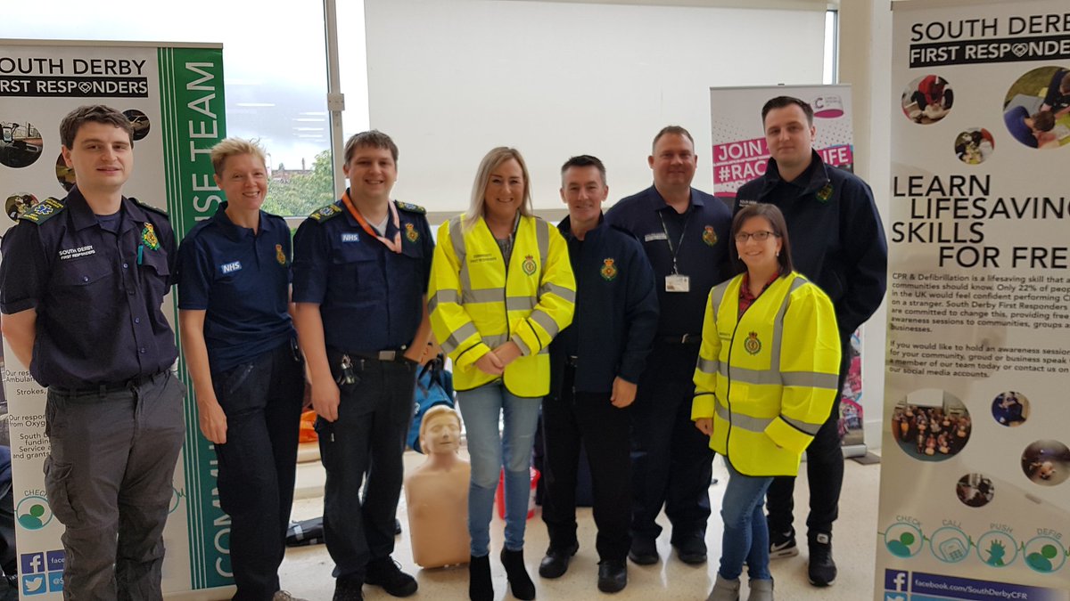 clairjstirling's tweet photo. @SouthDerbyCFR in store today,  bag packing. They are raising money for defibs and kit to use on their call outs. They also have some resuscitation dummies with them if you would like a try at CPR. https://t.co/oOTGlKhMeE