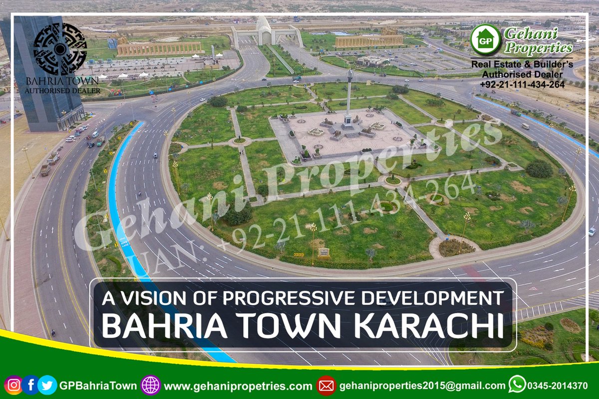 GPBahriaTown's tweet photo. #BahriaTown #Karachi – fast forward towards a #progressive &amp; #compelling #lifestyle.
#LifestyleDestination #Residential #Commercial #Community #GehaniProperties
#MalikRiaz #CEOBahriaTown #AliMalikRiaz #ShahidQureshi #Luxury #Living #People #Enjoy #Destination #ModernArcitecture https://t.co/RKh8t3IvmC