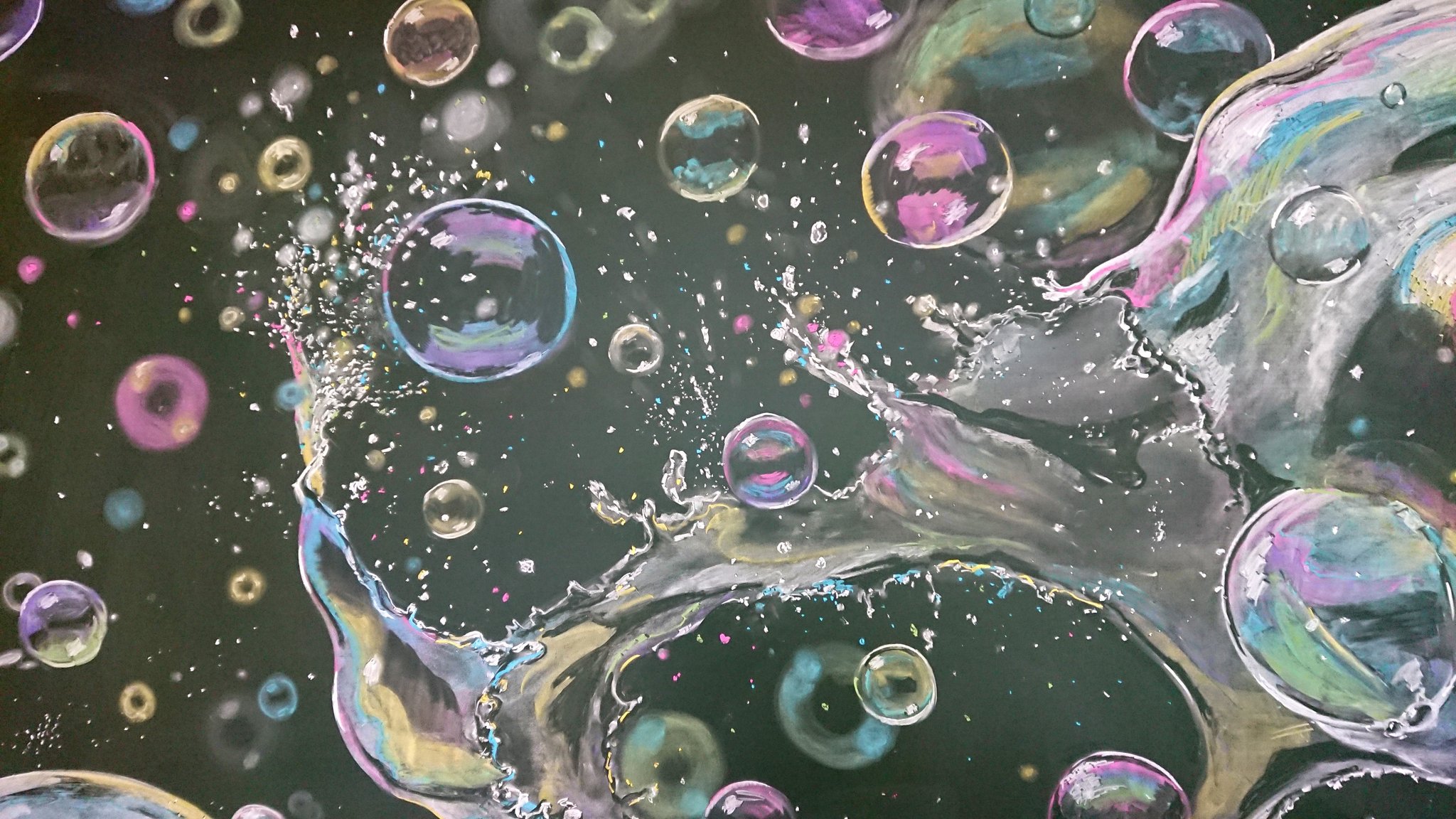 すずきらな ひさしぶり黒板アート こだわりが詰め込めたのでよかったです 千葉経済大学短期大学部 こども造形教室 にておひろめしました 黒板アート ワークショップ T Co Akusyry9 Twitter