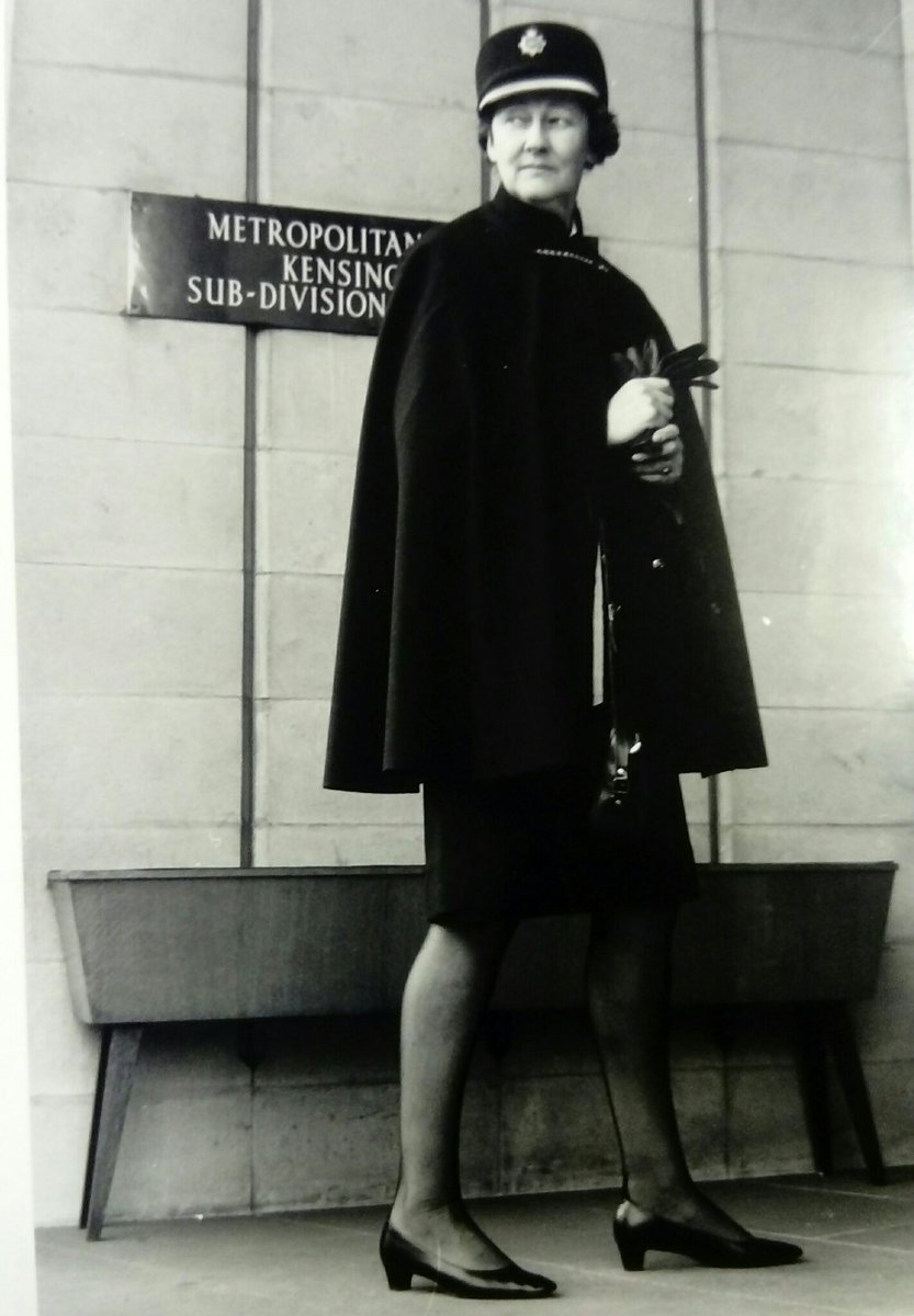 MPSHeritage's tweet photo. The new uniform as worn across the ranks (1+2, Shirley Becke, head of A4 Branch: 3 Sislin Fay Allen, the Met's first black female officer - CC @NBPAUK)... #Hartnell40 #SLDay #LiveOurBestLife #MetWomen100 #100YearsStrong https://t.co/0n8uKbbA86