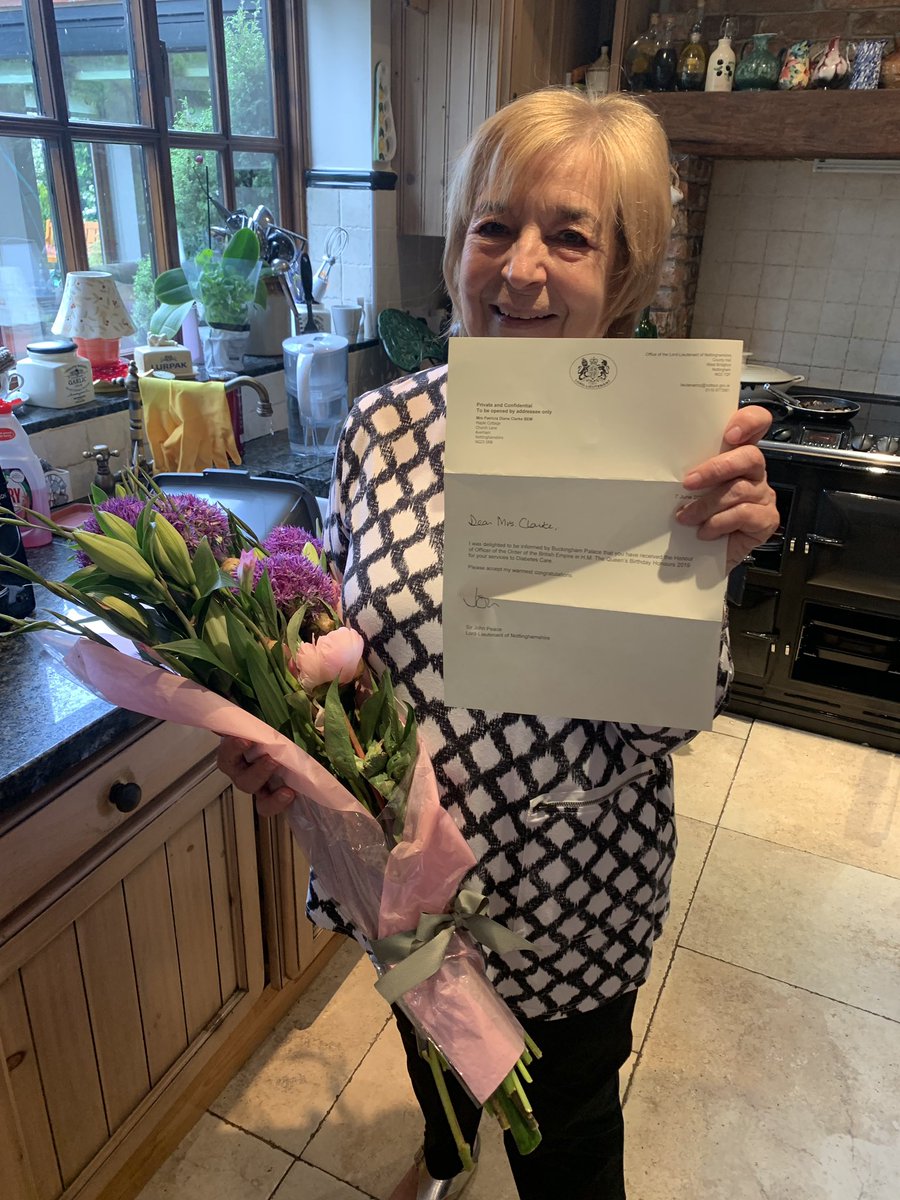 t1mwc's tweet image. The News is out !!!! 
I am so very proud of my Mum she has been recognised in the Queens Birthday Honours list and has been awarded an Officer of the Order of the British Empire for her services to Diabetes Care - we love you Mum and it’s so very well deserved xxx