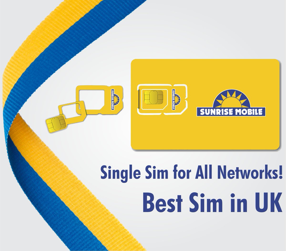 If you are searching for a Sim that will work on all major networks in the UK then go for Sunrise sim. Where ever you are, it will catch the strongest network in your area and you will never face network issues.  #sunrisesim #sunrisemobile #london #uk #telecomcompany #mobilesim