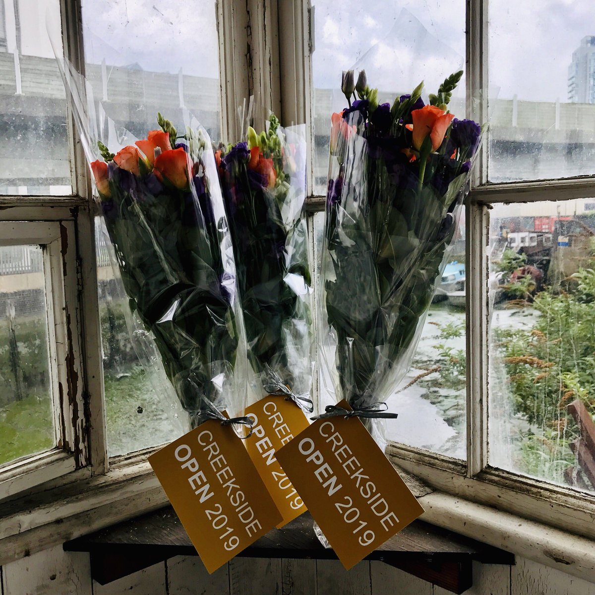 CreeksideOpen's tweet photo. Prize winners announced on Sat 11 May for the Creekside Open selected by Brian Griffiths - Hannah Bays + Chris Thompson + Cailin Cummins https://t.co/bGwoIC0mhH