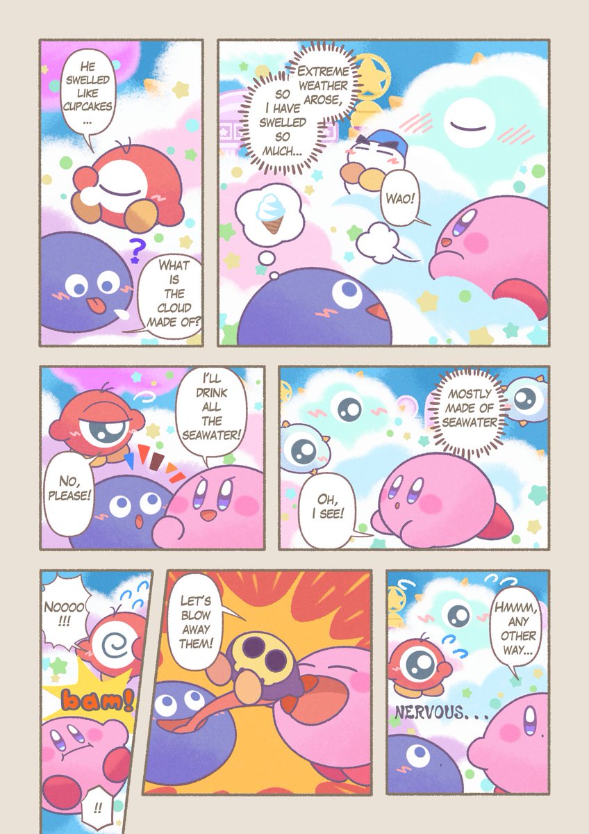 The season when Kracko swells☁️?️

Please read the pages in order, but read the panels and text boxes from left to right?✨ 