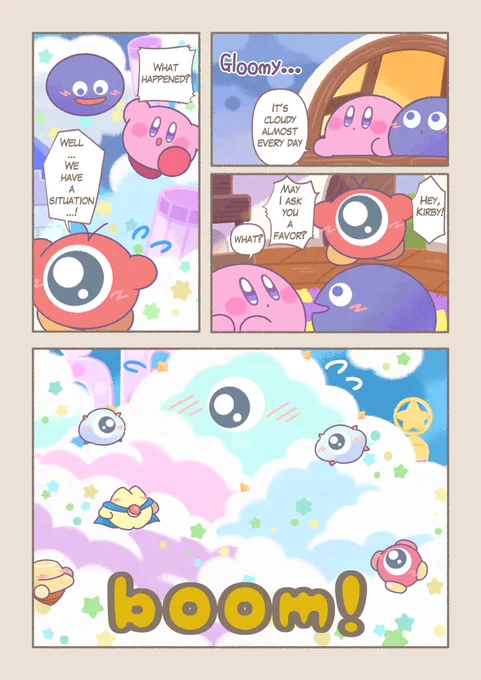 The season when Kracko swells☁️?️

Please read the pages in order, but read the panels and text boxes from left to right?✨ 