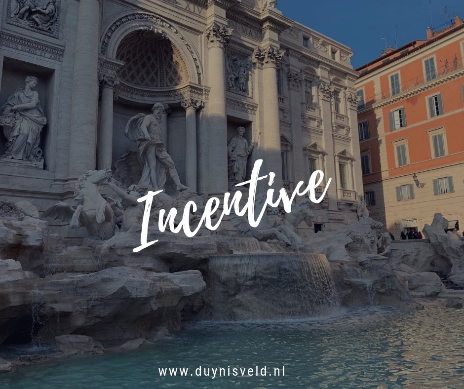 Een #incentive naar #Rome? Deze stad heeft ontzettend veel te bieden. Wist je dat er drie verschillende uitkomsten zijn bij het gooien van een muntje in de #TreviFontein? #DagVanDeMunt