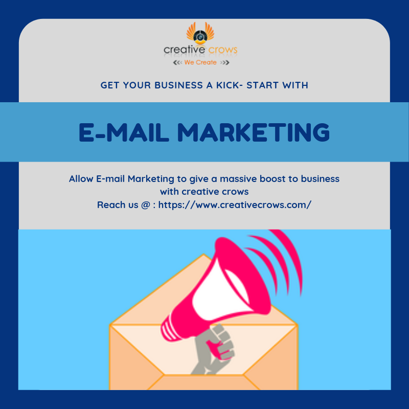 creativecrows's tweet photo. Let's start your business using E-mail Marketing with creative crowsโบ๏ธ
Visit us @ : https://t.co/9wdftLsGC4
Reach us @ : +91 - 8446312333
#creativecrows #emailmarketing #digitalmarketing #socialmediamarketing https://t.co/uEXfjiZdJW