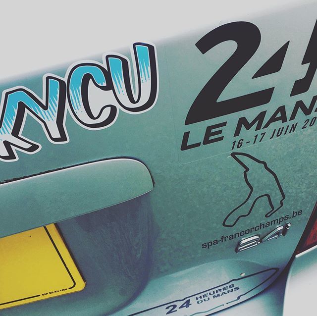 Today is the day😀 heading for Le Mans, I hope I get a break in the weather so that I can get this years stickers on! #lemans24 #lemans2019 #1sttickets @1sttickets @jimmysicedcoffee @chrisadamring bit.ly/2I39LuB