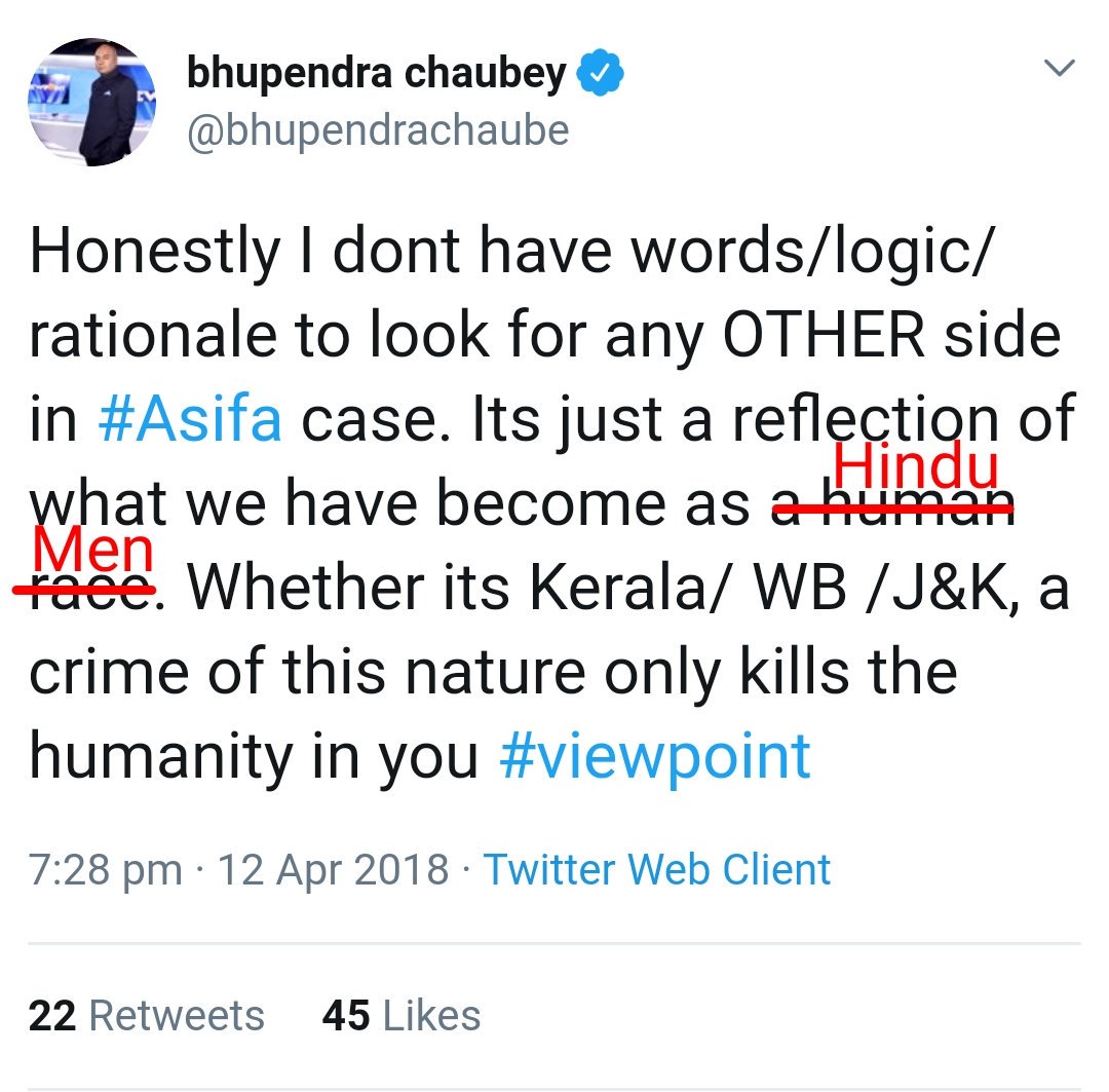 Godot Hey Here Fixed Your Hypocrisy Now You Go And Fix Your Bigotry Just The Difference Of Likes Rts In The Tweets Below Shows How Pathetically Communal People