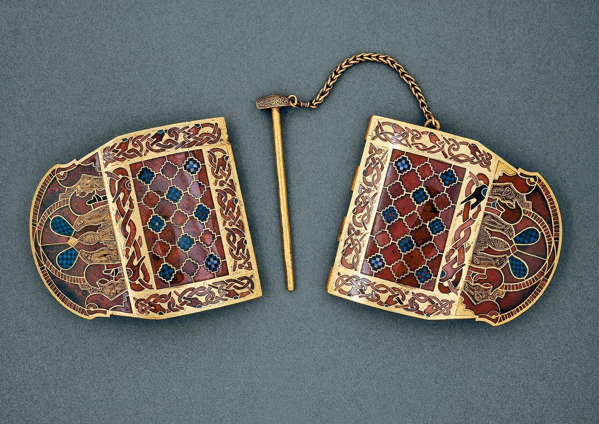 Caraa On Twitter Hinged Clasp From The Sutton Hoo Burial Ship Suffolk England Early Medieval Anglo Saxon Early 7th Century
