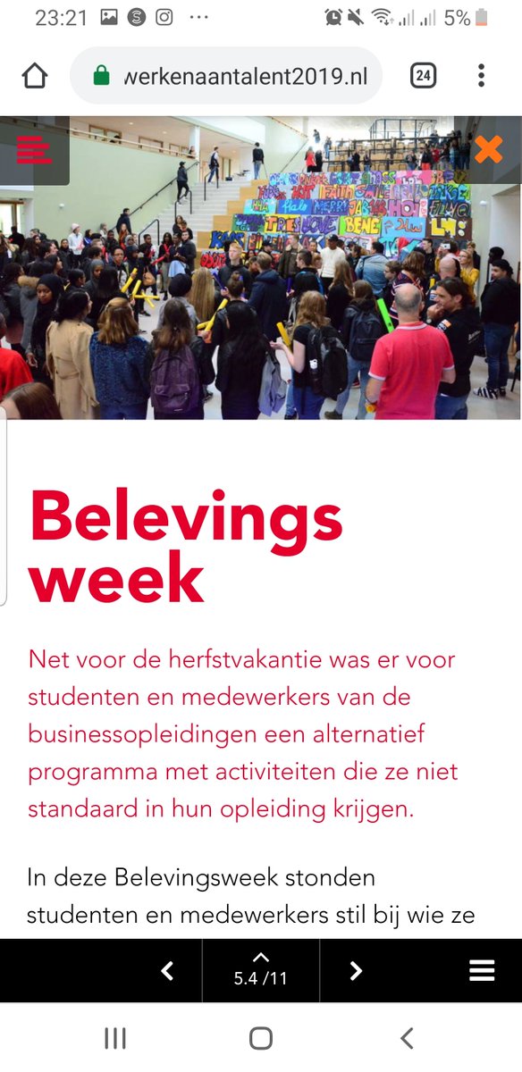 mvanduist's tweet photo. Als iets wat door velen vooraf als een idioot idee werd bestempeld, nu als voorbeeld van mooi onderwijs in het jaarmagazine staat. #lef #gewoondoen #eigenzinnig #belevingsweek #businessmbo #mbocollegepoort #rocvf https://t.co/dTUo9QE72f