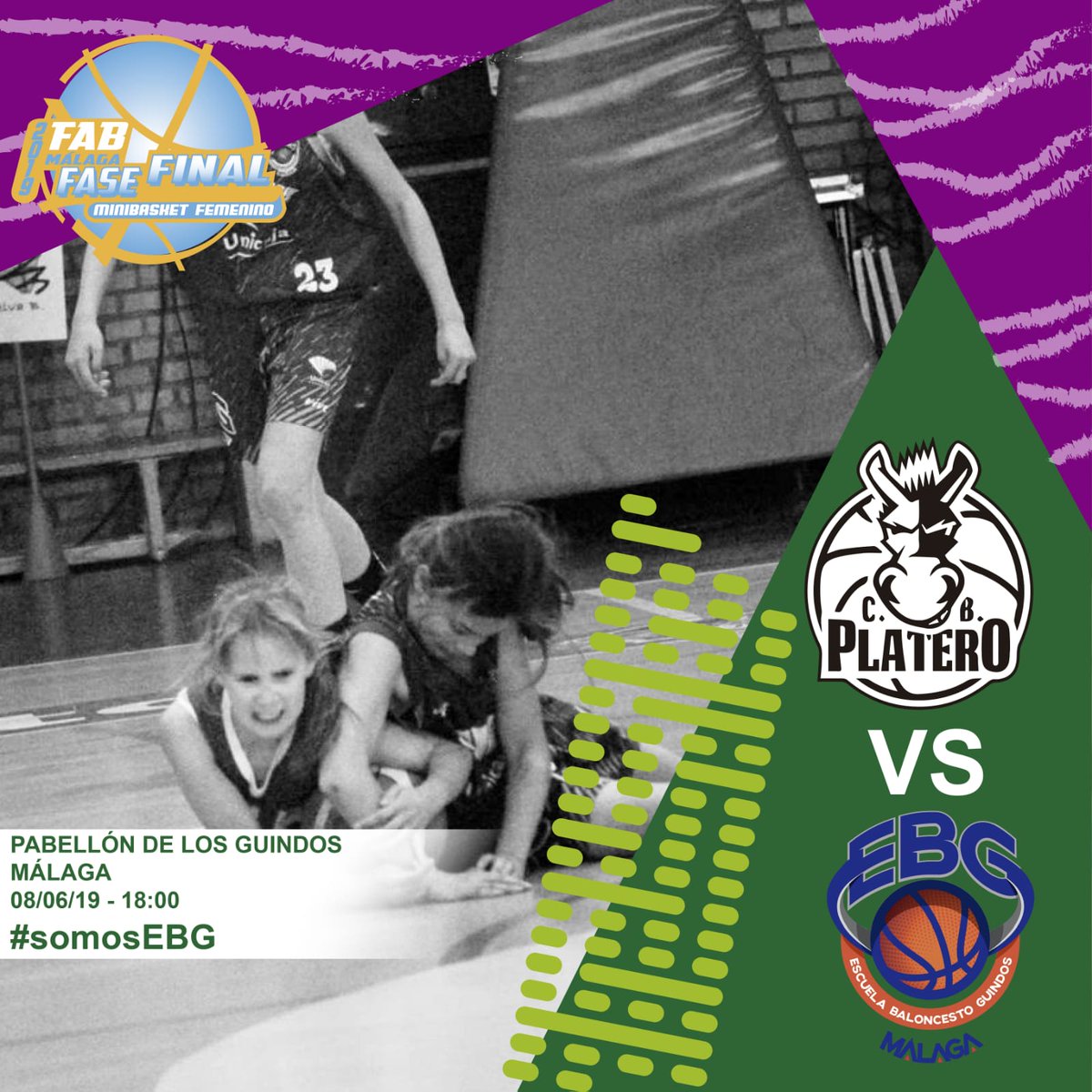 EBGMALAGA's tweet photo. ¡Buenos días! 😴
Tras el pleno de victorias de ayer para nuestr@s chic@s, hoy segunda jornada, buscando esa plaza para el #CADEBA2019 en Sanlúcar 😁👌
¿Qué mejor plan que un poco de 🏀? ¡No te lo pierdas! 😉
¡Mucha suerte chic@s!
#SomosEBG 💚🏀💪 https://t.co/E4U0l6nrOY