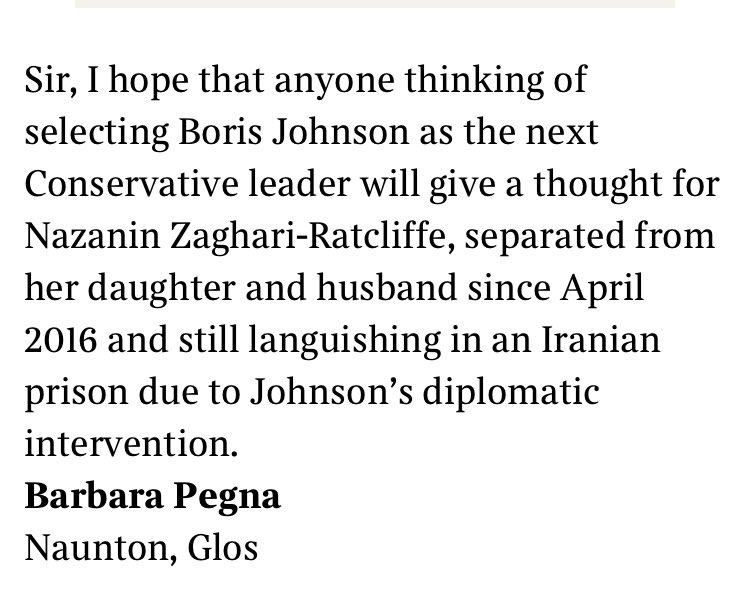 Thought-provoking letter in today’s ⁦<a href="/thetimes/">The Times and The Sunday Times</a>⁩