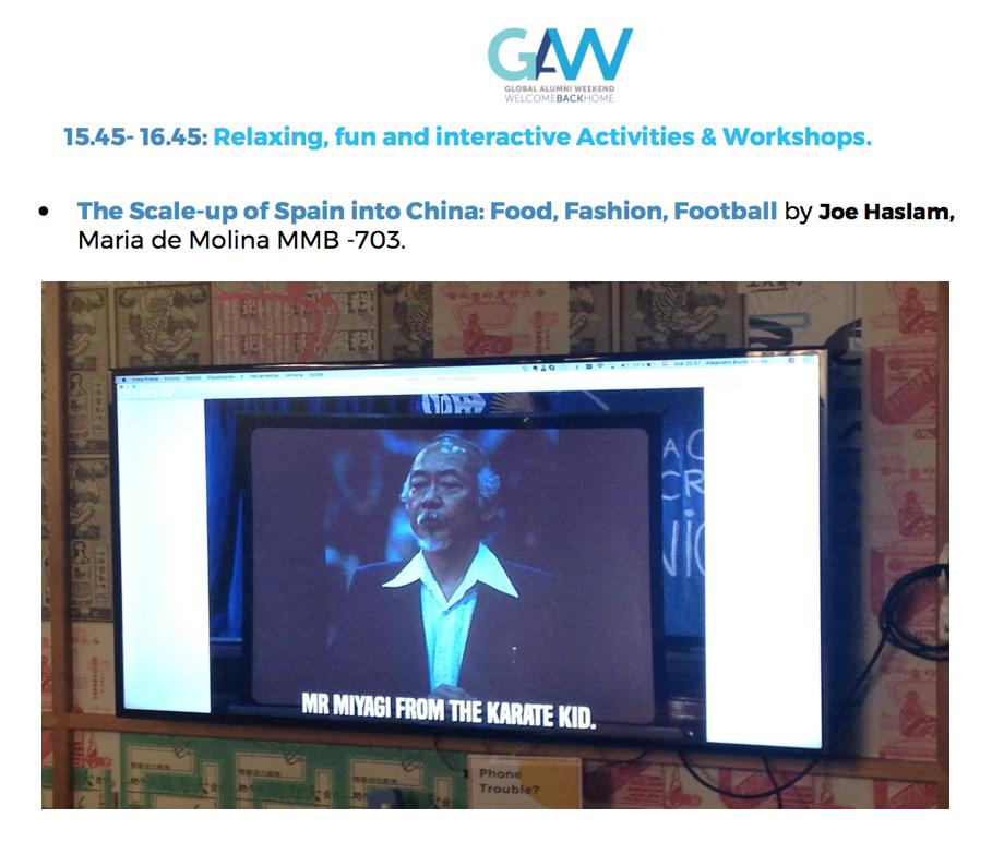 joehas's tweet photo. Drinking beer in the sunshine is way overrated. At 15.45h today, come and listen to me explain how Spanish brands in Football, Fashion and Food are entering the China market. @IEAlumni @IEbusiness #iegaw https://t.co/ela4UfGSyZ