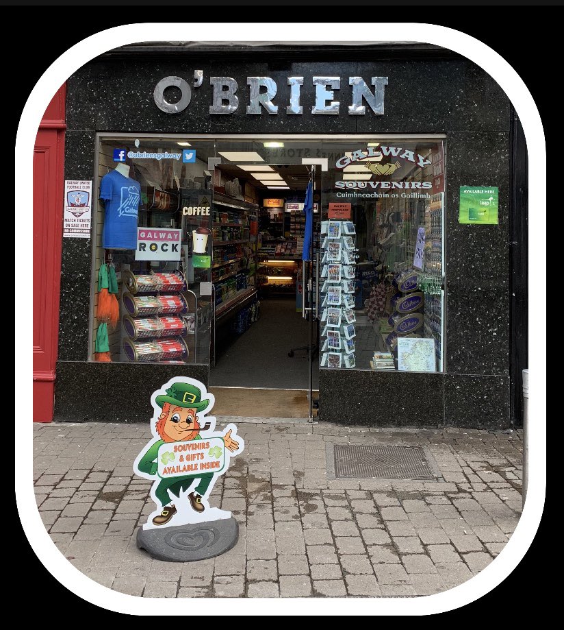 Hello Galway. This day, 39 years ago, we opened our door for the first time. We’re proud that this is an independent family business in a time of multinational retailing &amp; chain stores. Thank you for your custom.