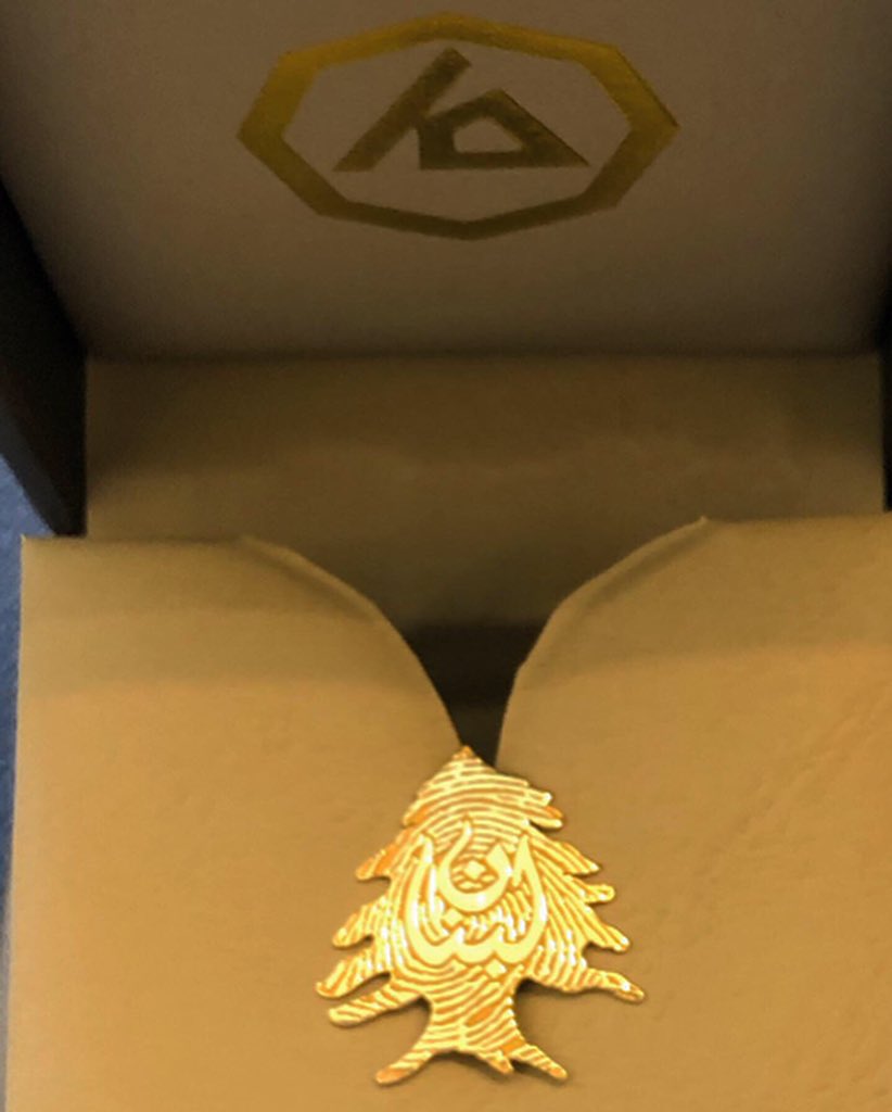 Thank you to the Government of Lebanon for the incredible recognition! Foreign affairs Minister <a href="/Gebran_Bassil/">Gebran Bassil</a> - there is no better feeling than to be appreciated for the work one does. Thank you for recognizing me for my work, passion&amp; dedication to what’s close to my heart!