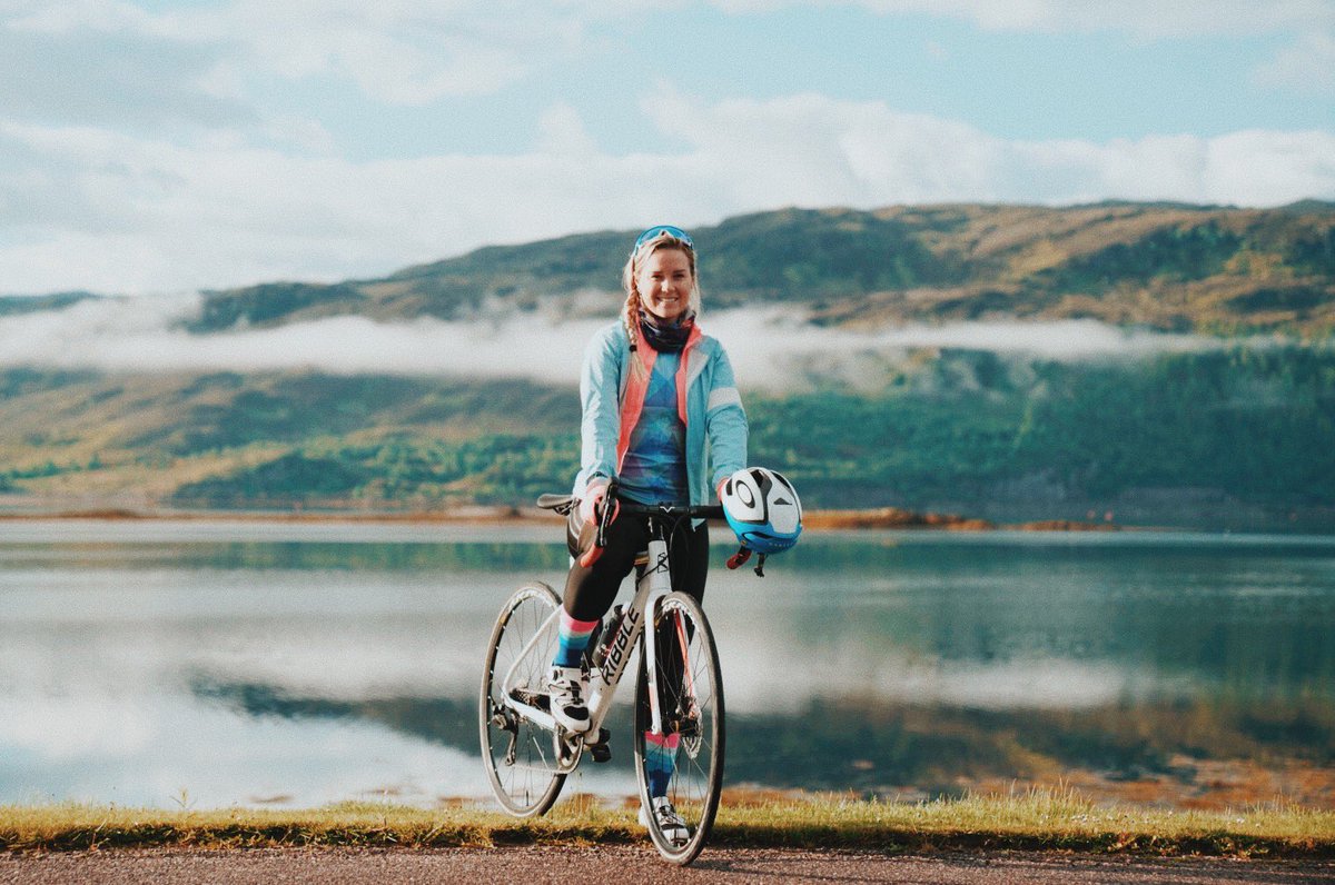 challengesophie's tweet photo. 150 miles into a 500 mile ride around the North Coast of Scotland and absolutely loving it! I think I’d forgotten how much I love to ride my bike and this scenery is just insane. Scotland you have blown me away once again! This is a true bucket list ride! 🏴󠁧󠁢󠁳󠁣󠁴󠁿🚴‍♀️🚐 #NC500 https://t.co/tt3vP3ngEo
