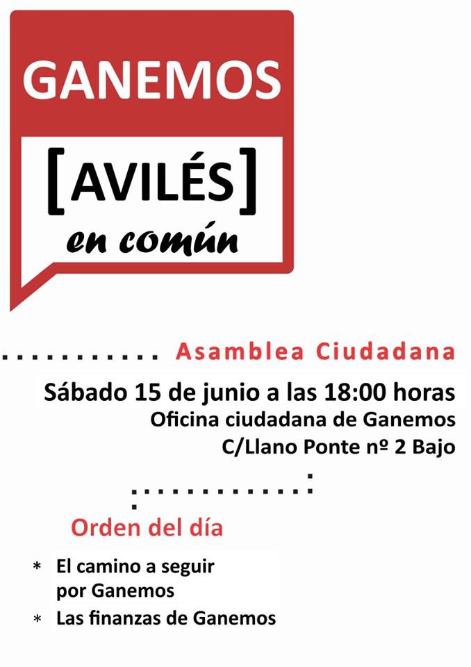 Avilés En Común (@ganemosaviles) on Twitter photo 
