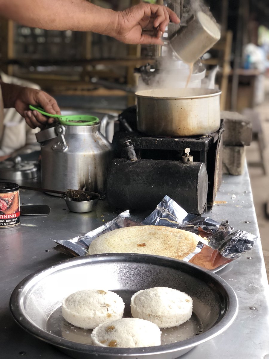 Not a kitchen but I couldn’t leave out these shots of the Chai-shop staple ‘chai ki ketli’. This is from a tea stall in Guwahati, & the Pritha (rice cakes) you see in Pic 1 are ‘Ketli Pitha’ steamed in the cylindrical dhakkans of these ketlis while the chai brews. Mindblowing na?