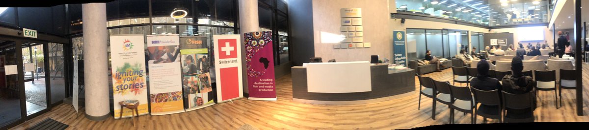 Moni_R's tweet photo. .@EncountersDoc festivals strategy industry panel with #BarbaraOff @dokfest and @FrenchEmbassyZA @Cath_Bizern director of @Cinemadureel & director of #WhisperingTruthToPower Facilitator is @KhanyoMjamba of @BigWorldCinema Great insights @Wesgro @nfvfsa @FilmCapeTown @InvestSA_ https://t.co/w9CBAsE2W6