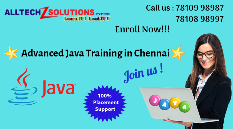 alltechz's tweet photo. AllTechZ Solutions (ATS) Pvt Ltd is the Best #Java Training Institute in Chennai.
Learn : Java Training at AllTechZ Solutions.
Visit us : https://t.co/rdTb4hPhdO
#JavaTraining #JavaCourse #JavaTrainingCenter #AdvancedJavaTraining https://t.co/jhgVhs9sYw