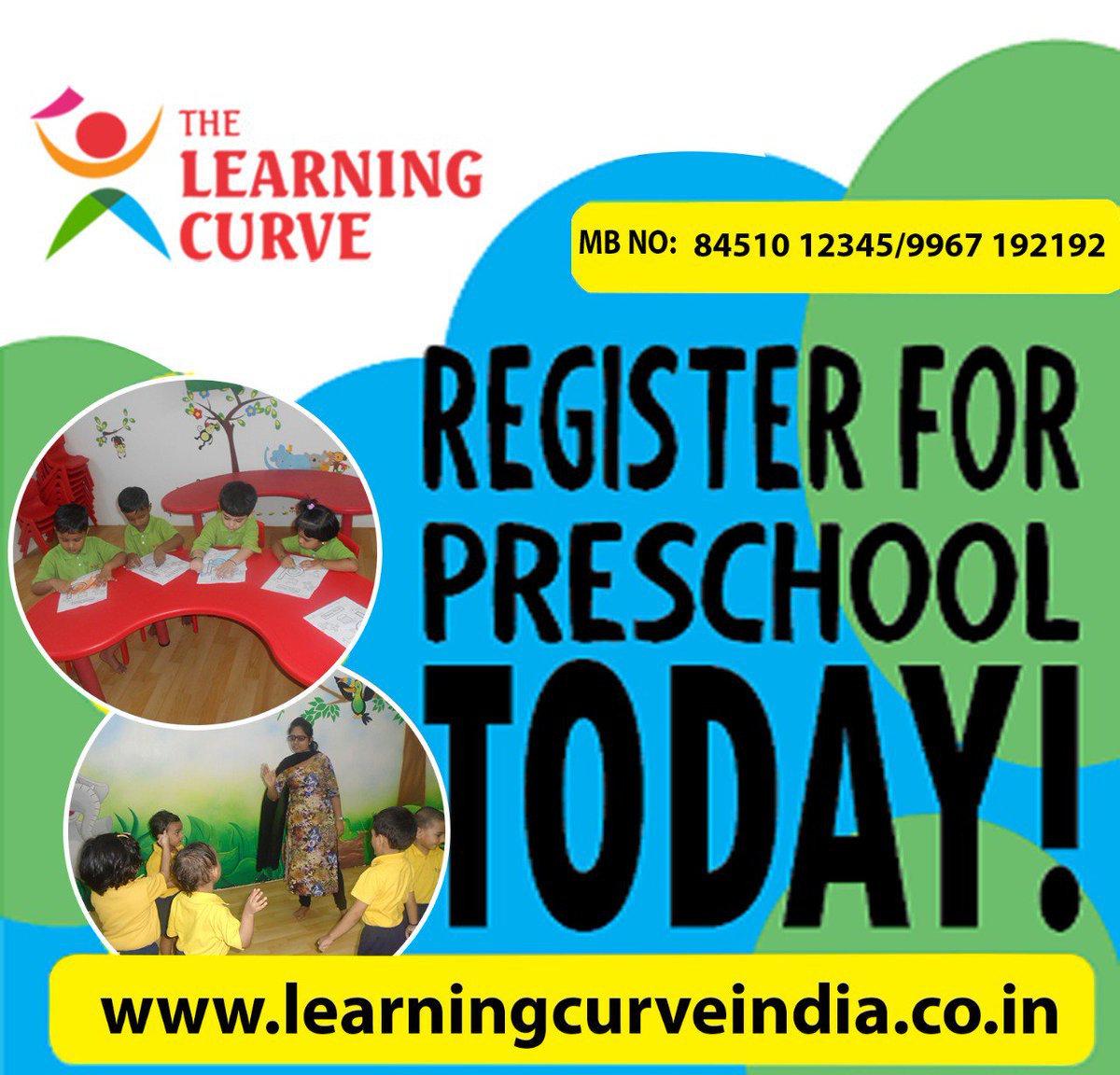 TheLearningCu10's tweet photo. Register now for preschool and let your kid get the perfect #knowledge and #ethics.
Admissions open for batch 2019-2020 https://t.co/GeAJ4xakPc