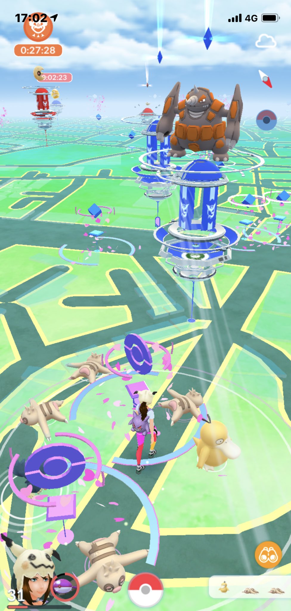 ポケモンgoで ナマケロ が大量発生 Twitter