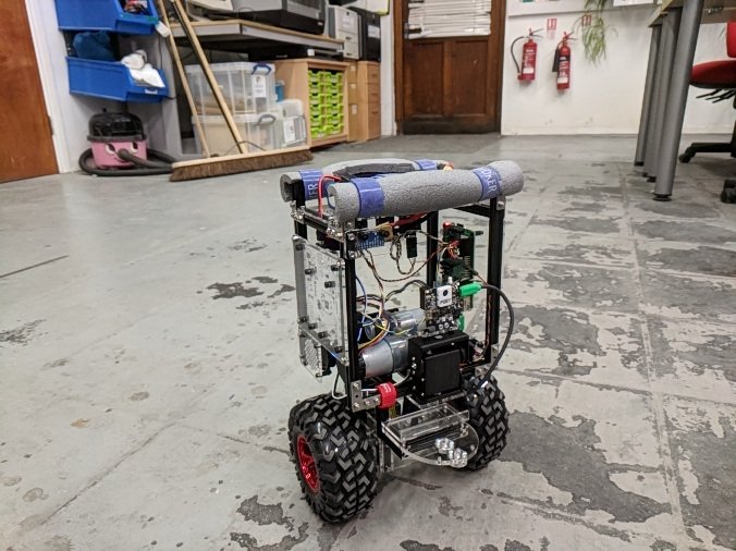 CoretecRobotics's tweet image. Our headbang & senior bottle washer @CannonFodder will be at the London Raspberry Pi jam today showing off, come ask him what it takes to build a #PiWars robot, maybe not one as silly as Face-plant :-)