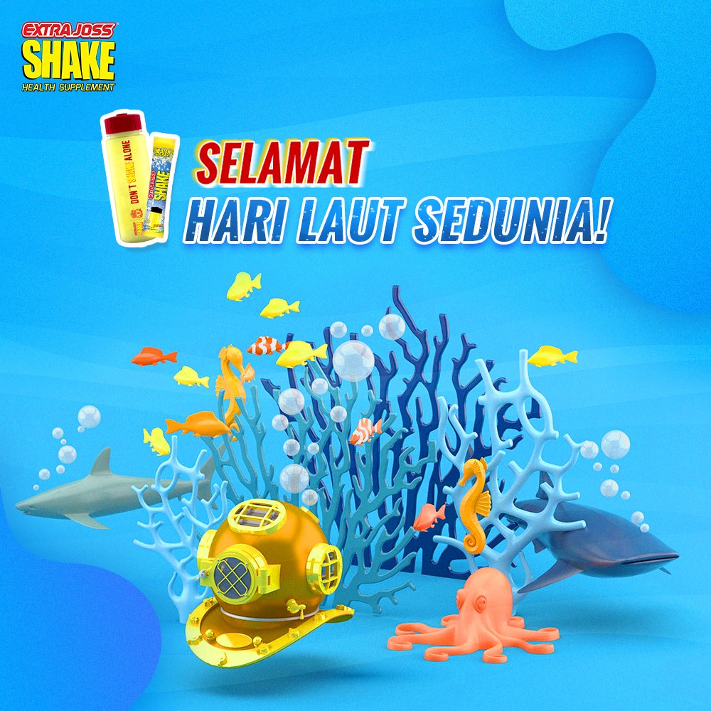 shakefinity's tweet image. Suka sedih ya kalo liat banyak sampah plastik di laut 😥 Nah makanya kita mulai yuk ngurangin plastik, cara yang gampang ya pake tumbler! Ayo jaga lingkungan sambil tetep kece dengan tumbler Extra Joss Shake! #Shakefinity #DontShakeAlone

#HariLautSedunia #worldoceansday