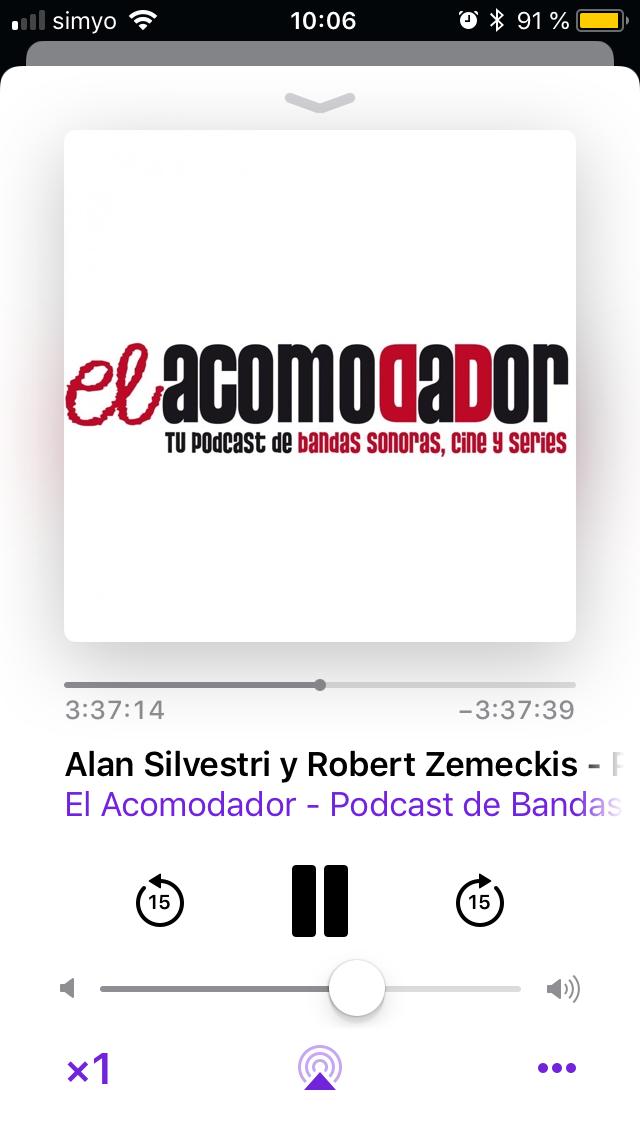 Y con la “Y” una película que he visto unas 10 veces y una banda sonora que habré escuchado el triple de veces 🤔 hoy estoy a tope con el @AcomodadorEl 😁