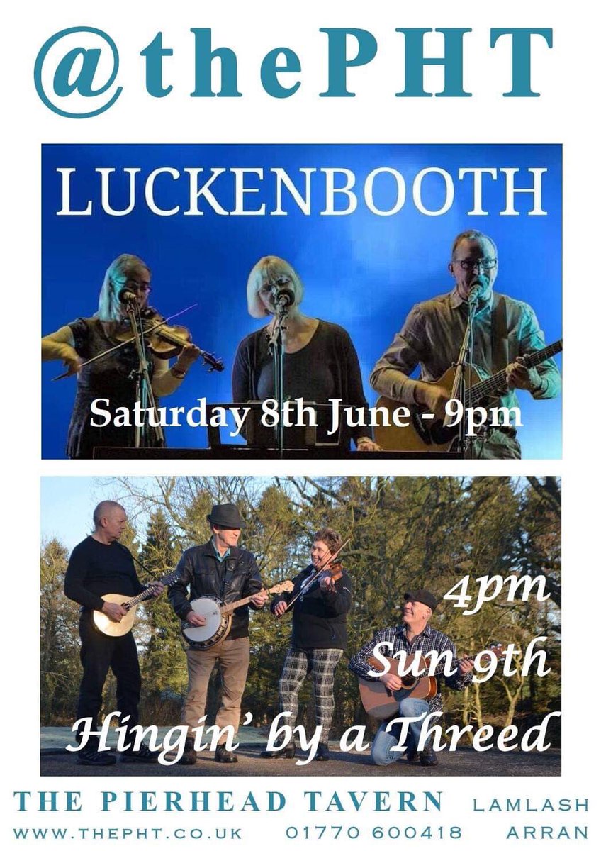 Folk <a href="/ThePHTArran/">The Pierhead Tavern</a>  all weekend #livemusic #Arran #folk