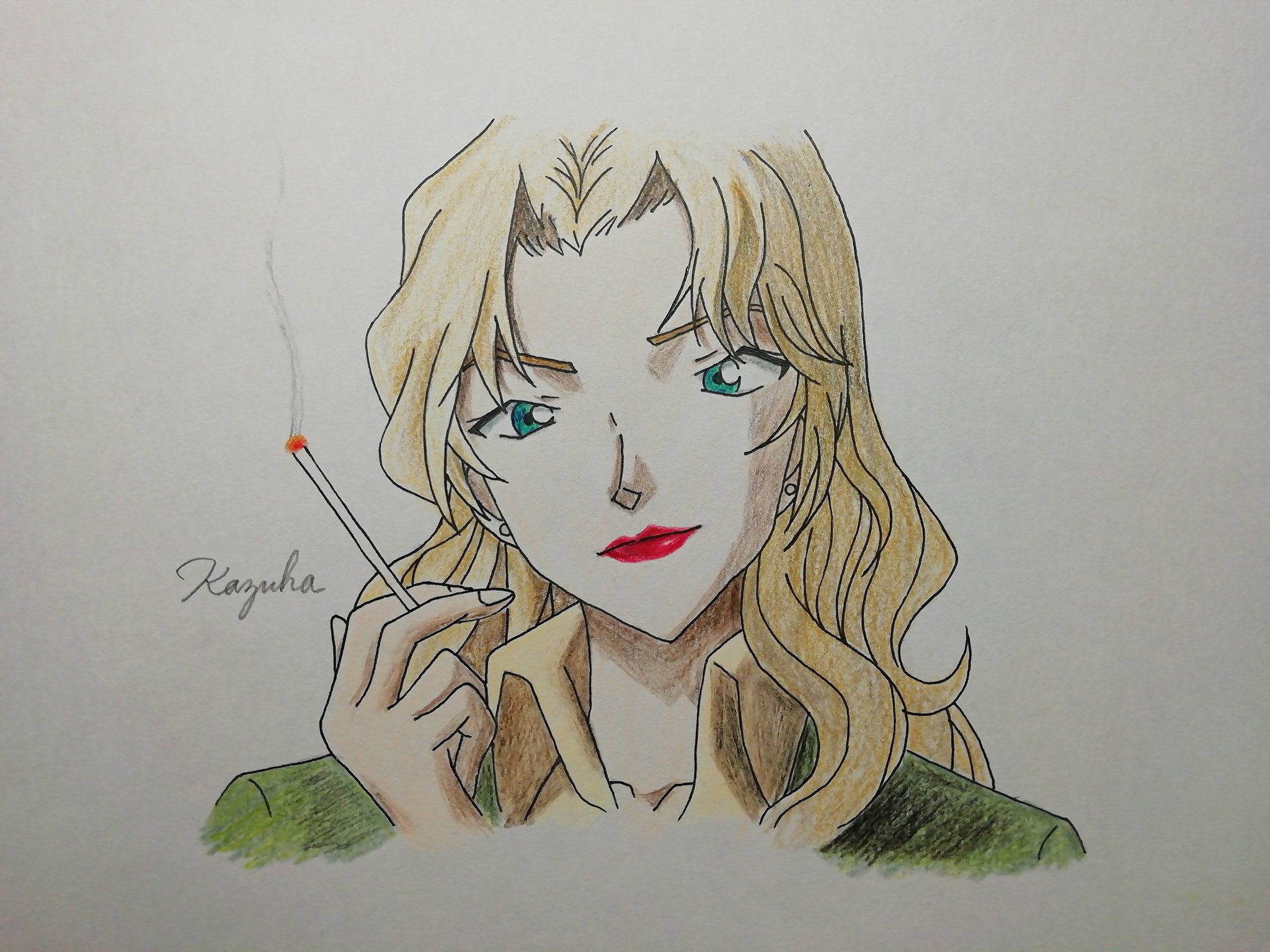 かずは パイナップル育て子 ベルモット ベル姐は キレイでかっこよくてほんと憧れちゃう どうすればあんな色気が コナンイラスト 名探偵コナン ベルモット 模写 色鉛筆 過去絵 絵描きさんとつながりたい コナクラさんとつながりたい かずは パイナップル育て子 ベルモット ベル姐は キレイでかっこよくてほんと憧れちゃう どうすればあんな色気が コナンイラスト 名探偵コナン ベルモット 模写 色鉛筆 過去絵 絵描きさんとつながりたい コナクラさんとつながりたい