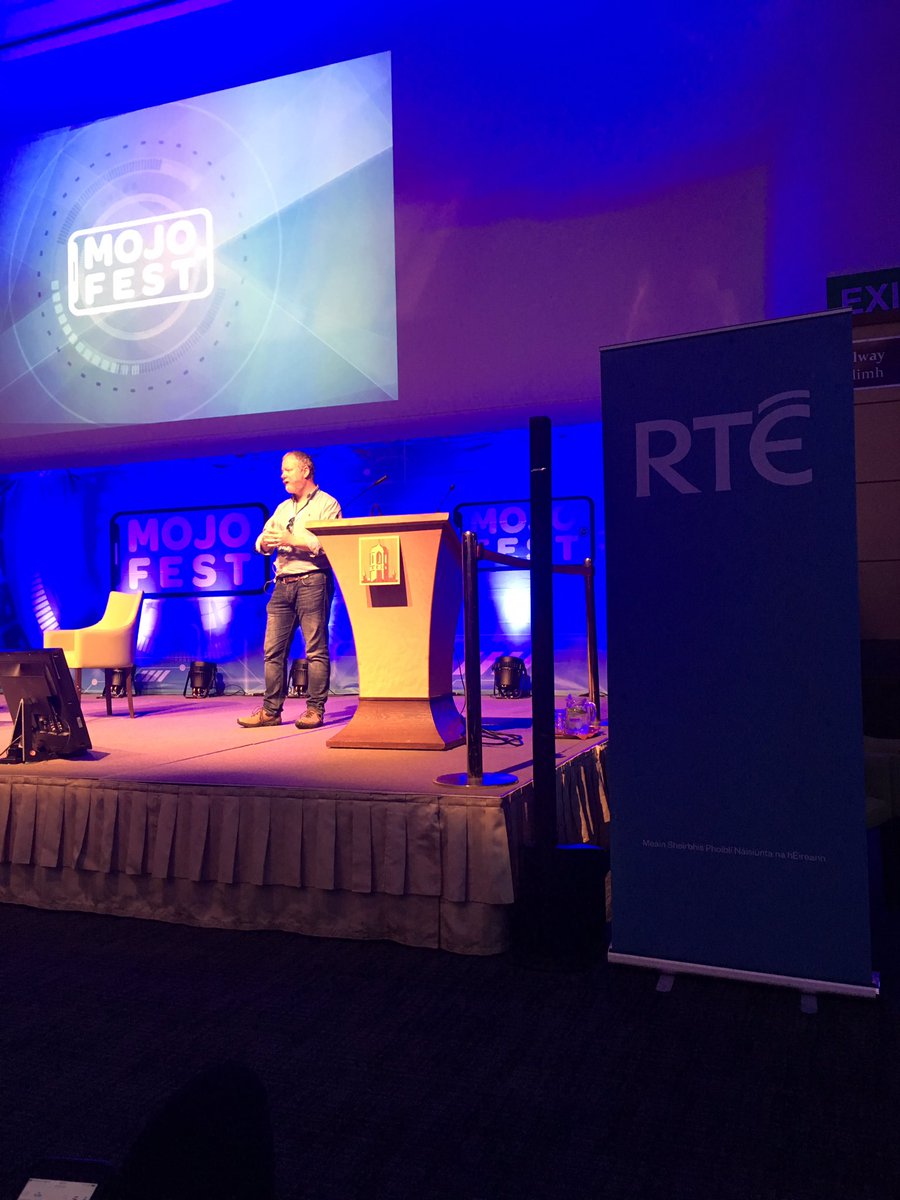 mojofestival's tweet photo. On stage now #MojoFest founder @GlenBMulcahy https://t.co/vXpmXpCCjx