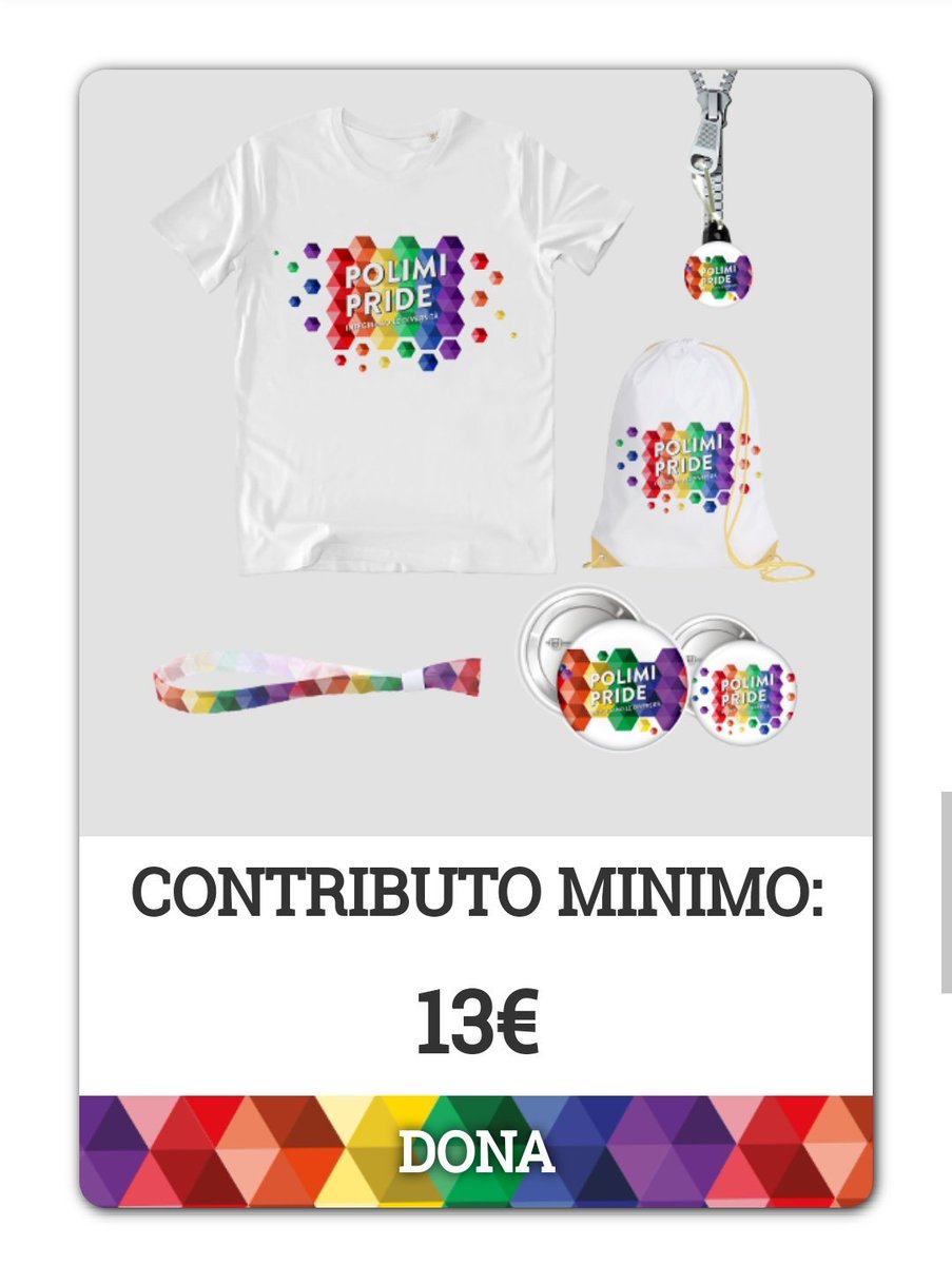 PoliEdroPoliMi's tweet image. Manca pochissimo alla chiusura del nostro crowdfunding per il #PolimiPride: affrettatevi 🌈🌈🌈
Vai sul sito donate.poliedro-polimi.it/it/