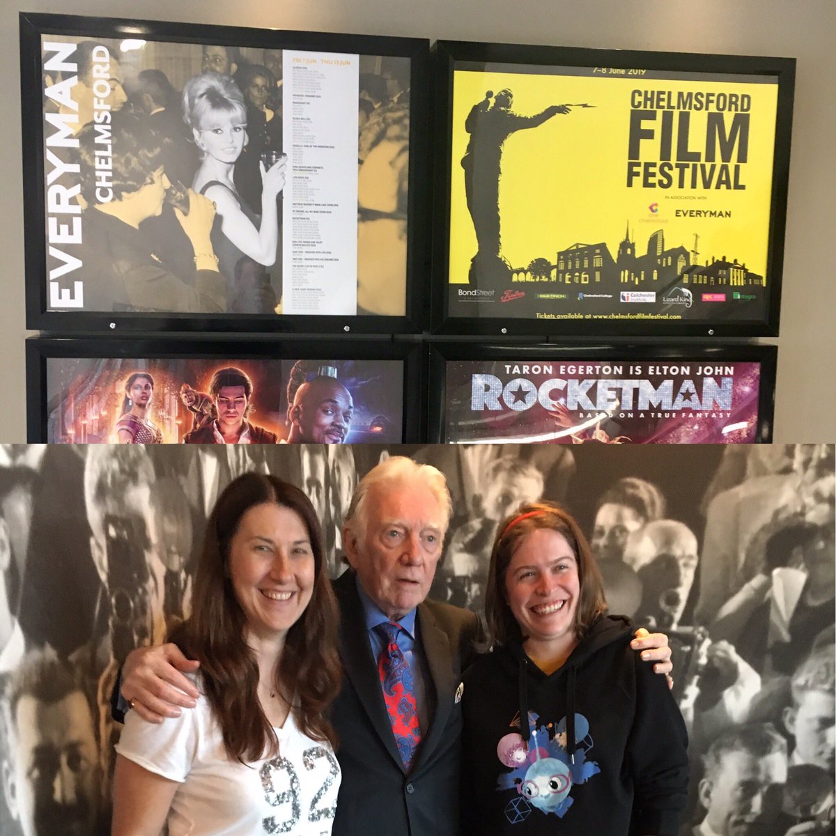 Thanks to everyone who made it along to last nights opening. It was a fantastic evening and nice to see this year’s brilliant guest, Alan Ford receiving so much love 🙌 
We continue today at <a href="/Everymancinema/">Everyman Cinema</a> with a packed afternoon of this year’s Officially Selected films 🎥 🎬