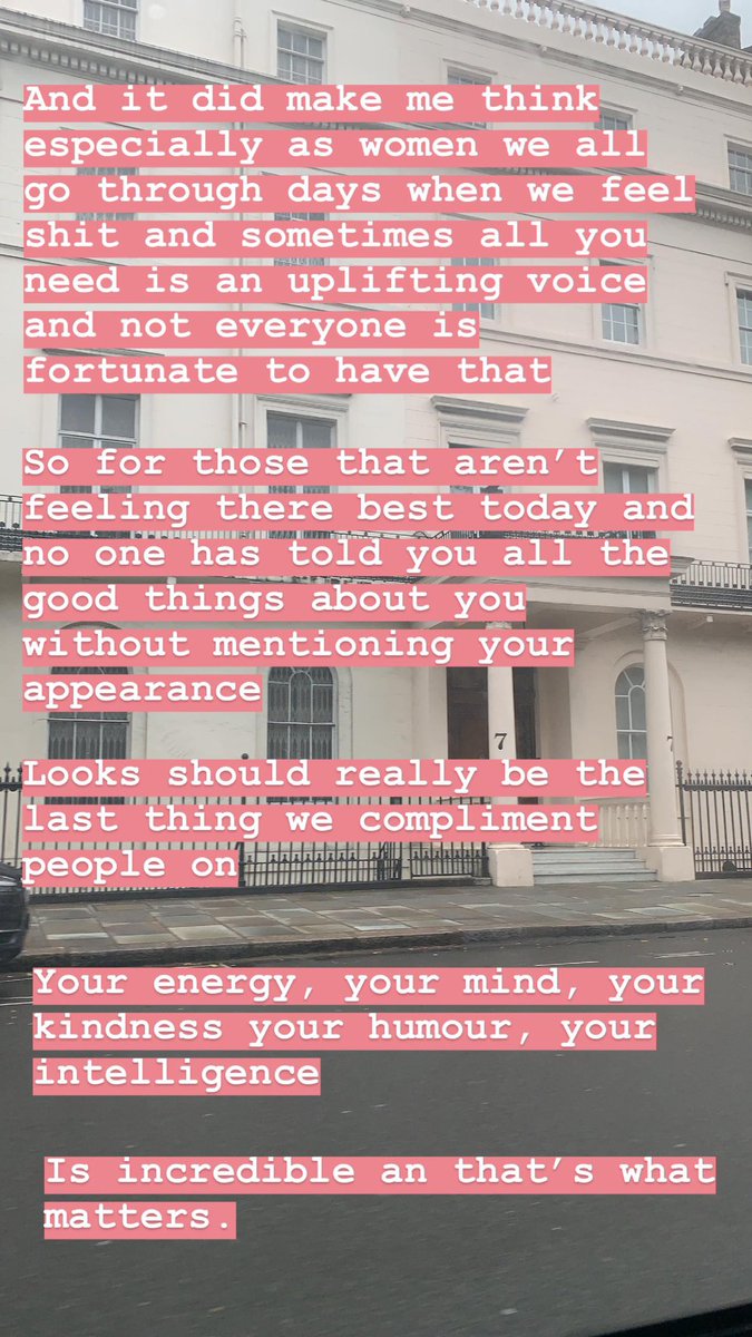 For whoever needs to hear it 💕 we are strong and powerful and important and a million other things before we are “good to look at”