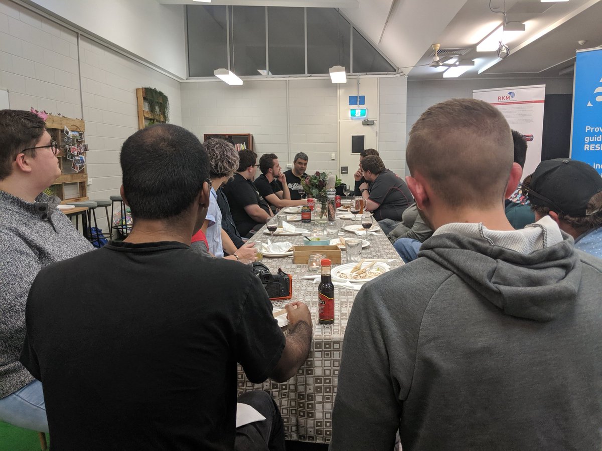 Every startup event is different... but I'd like to propagate the "long table for Saturday night dinner" to every one of them.

<a href="/SplitSpaces/">Split Spaces</a> #MACKHACK #MackHack2019