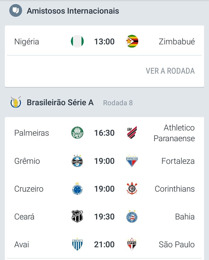 CacauGravacoes's tweet image. Pra quem ama Futebol, a partir das 13:00hs tem Amistosos Internacionais com Nigéria x Zimbábue e a 8° Rodada do Campeonato brasileirão.  #Confiram 👍👇⚽️

Blog Cacau Gouveia Gravações 
#Curtam e #Compartilhem a nossa página.