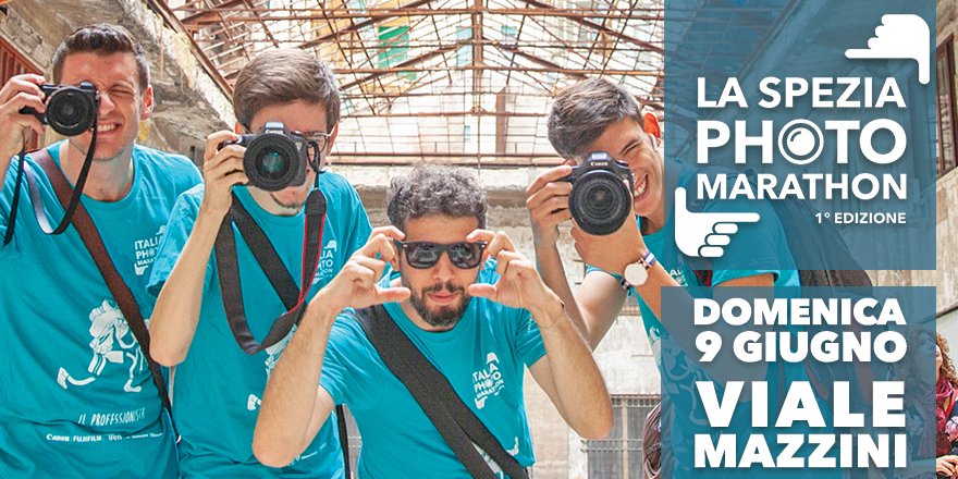 📌 Domani l’appuntamento è alle ore 9.00 al Click Point in Viale Mazzini per la #LaSpeziaPhotoMarathon ! Ricordate di portare con voi il PDF per la registrazione !!
Se non vi siete ancora iscritti...siete ancora in tempo 🤩
ISCRIVETEVI ORA! 👉 italiaphotomarathon.it/la-spezia/