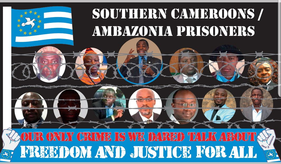AbcAmbaTV's tweet photo. #AmbaCommunity we join @JNera10 to demand the release of our leaders.
100 days after the ruling at the FHC Nigeria, Biya regime has still refused to act.
Your 1⃣ tweet/rt matters.
Demand #Justice4Nera10
Go to search
Type #Justice4Nera10
Like & retweet all tweets.
#LETSI https://t.co/yttjvn2cMO