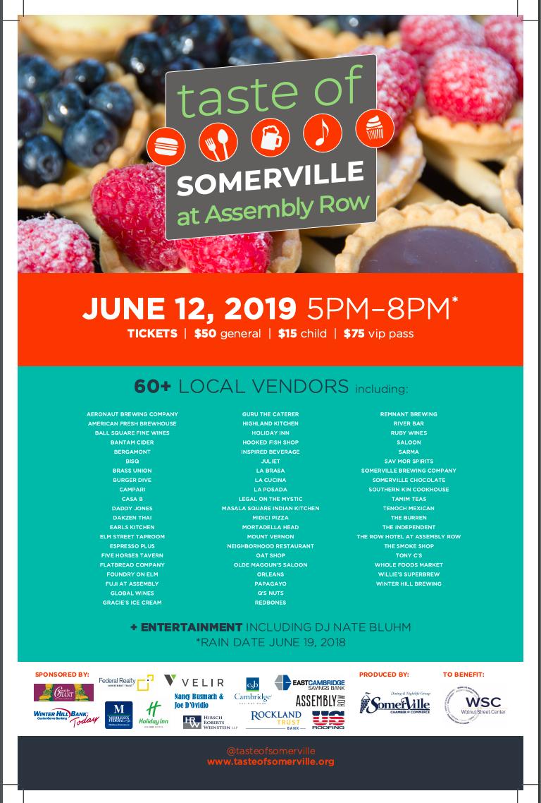 TasteofSomervil's tweet image. Only a few days until #tasteofsomerville get your tickets now: tasteofsomerville.org