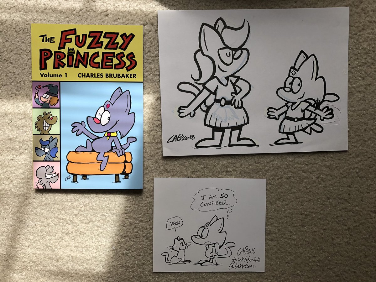 Picked up a much anticipated package from <a href="/bakertoons/">Charles Brubaker (on bsky)</a> today! Well worth the Kickstarter backing! Thanks Charles—my Saturday morning just got booked. 😄